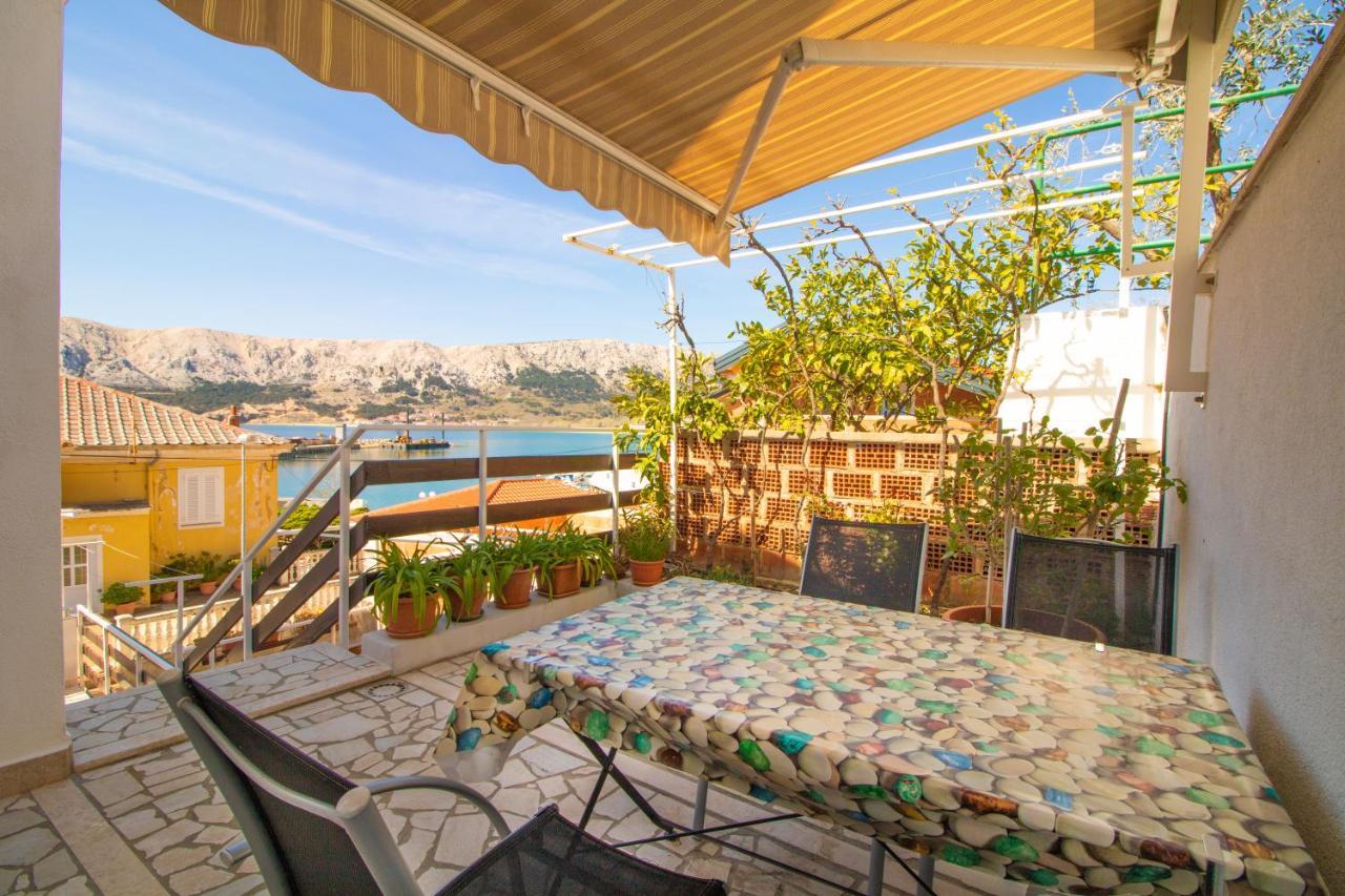 Apartment Mario With Terrace And Sea View Baška Extérieur photo